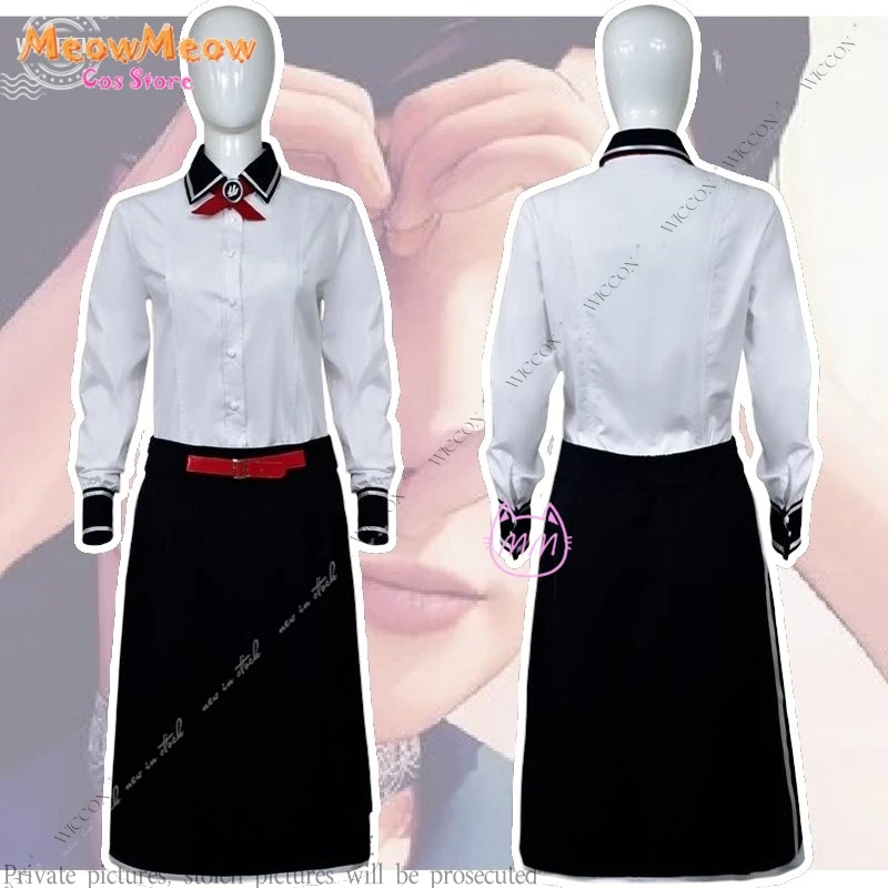 

Elizabeth Anime Game Cosplay Costume Sea Burial Suit Shirt Skirt Bow Tie Sailor Suit Daily Outfit Woman Adult Carnival Halloween