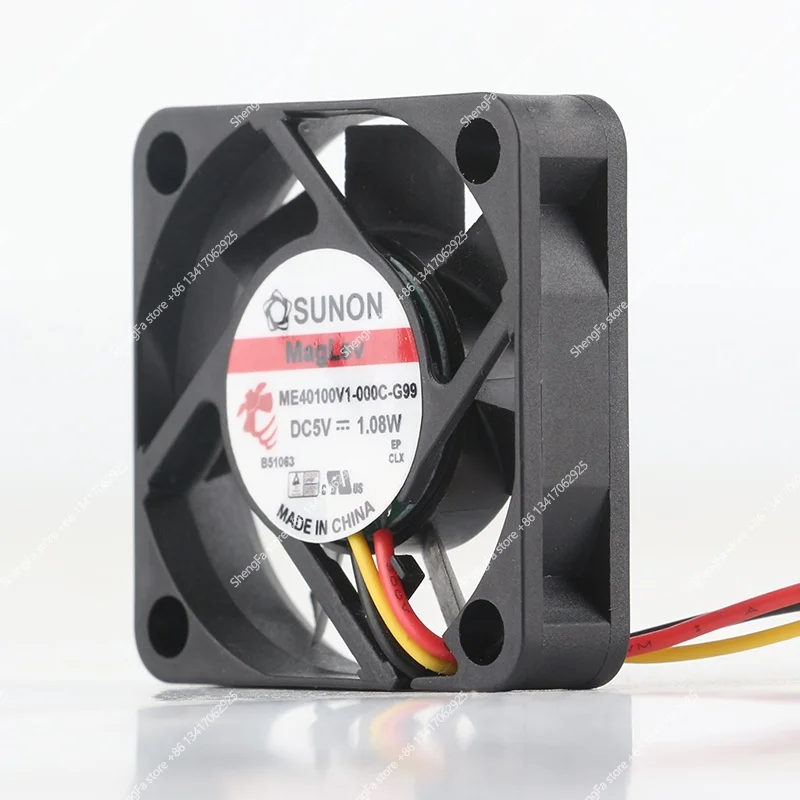 cooling fan New Taiwan Sunon 12V 24V 48V AC EC 4010 40X40X10MM inverter power supply 3-wire ME40100V1-000C-G99 DC 5V 1.08W