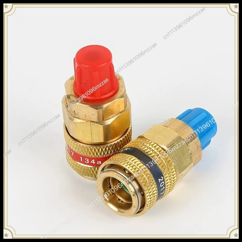 Automotive Fluoride Quick Connector, Automotive Air Conditioner R134a Fluoride Tool, Refrigerant Medium Snow Connector