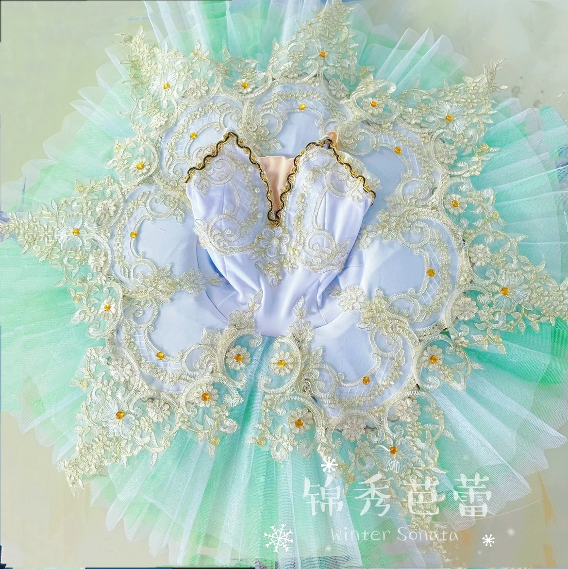 New Ballet Dance Dress Female Dancing Dress Costume Swan Lake Tutu Gauze Skirt Pettiskirt Stage Wear Performance Wear