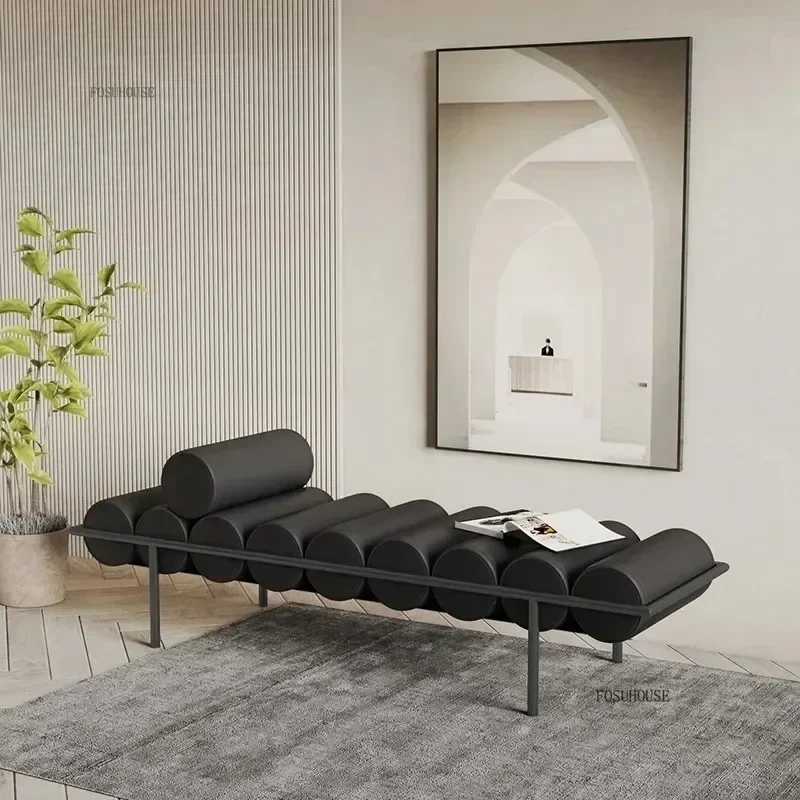 

Luxury Bedside Creative Living Room Furniture Sofa Bench Design Footstool Storage Upholstered Bench Ottoman Storage