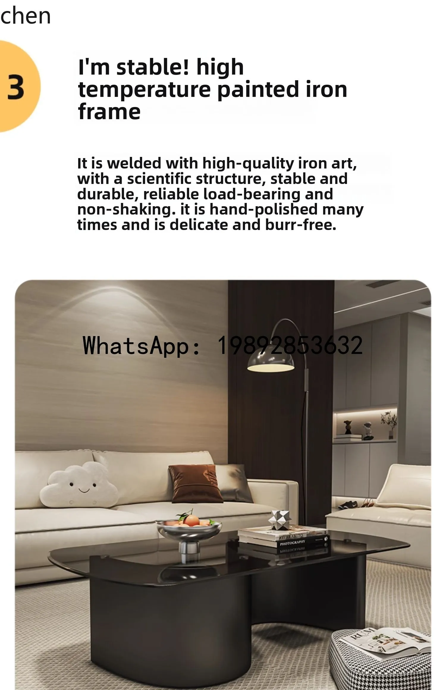 creative glass coffee table light luxury minimalist tea table living room simple small apartment