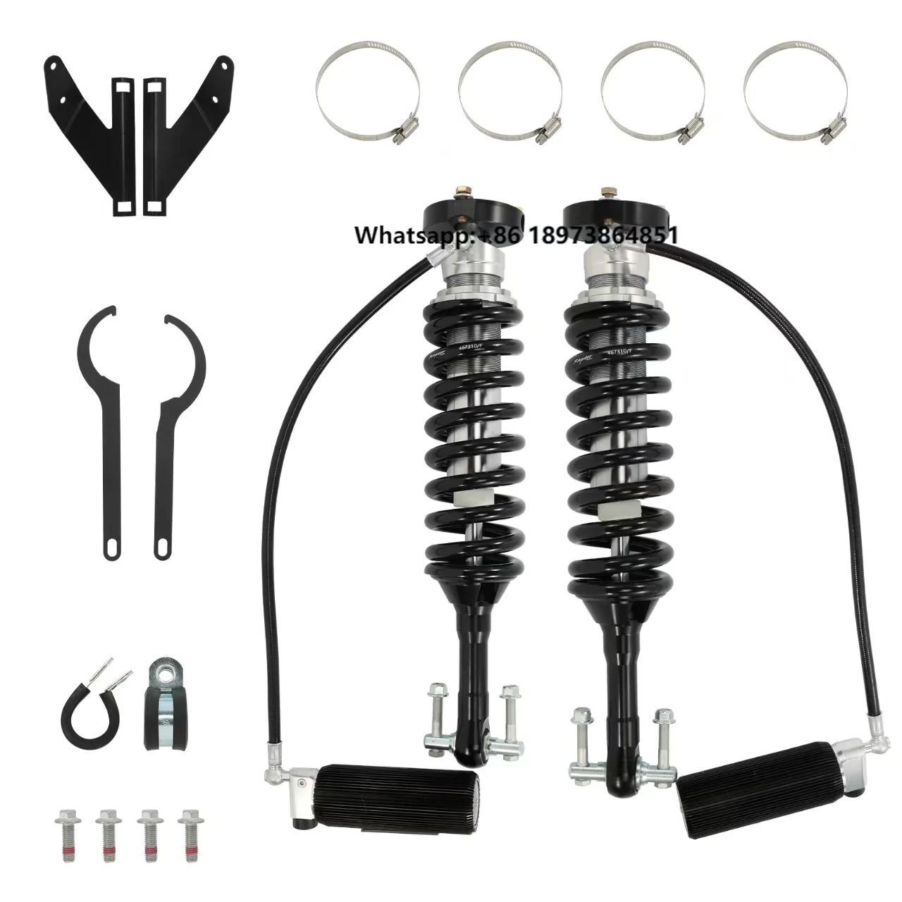 

For 2021-UP Ford Bronco V.S.2.5 Front Shocks Absorber (0-3 Lift) Adjustable/23 Section Suspension Lift Coilover Kits