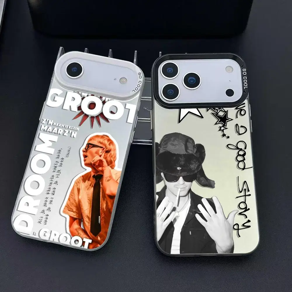 Funda de teléfono I Love j-Joost Kleins cantante para iPhone 17 16 15 14 13 12 11 Pro Max Air Matte Laser Aurora Funda a prueba de golpes