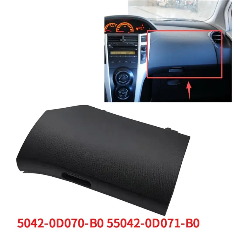 For Toyota Yaris 08-13 For Co-Pilot Storage Box Cover Plate 55042-0D070-B0 Passenger Dash Glove Box Toolbox Panel 550420D060-ABQ