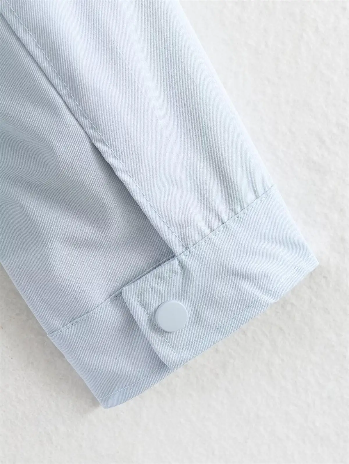 TFMLN Damen Hochkragen-Jacke mit Kordelzug, Langarm-Crop-Mantel, Frühjahr 2026, Lässige Oberbekleidung, Vielseitiger Minimalistischer Damenmantel – Detail 17