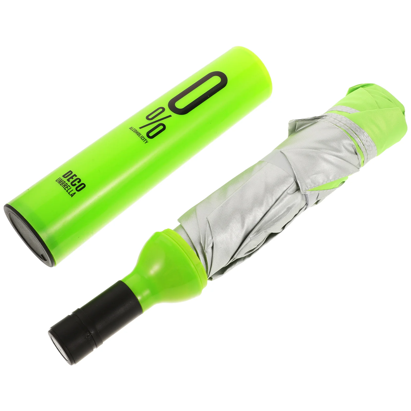 Convenient Umbrella Easy Storage Sun UV Fashionable Folding Bottle Rain for Camping Bottle-Shaped Carrying Case