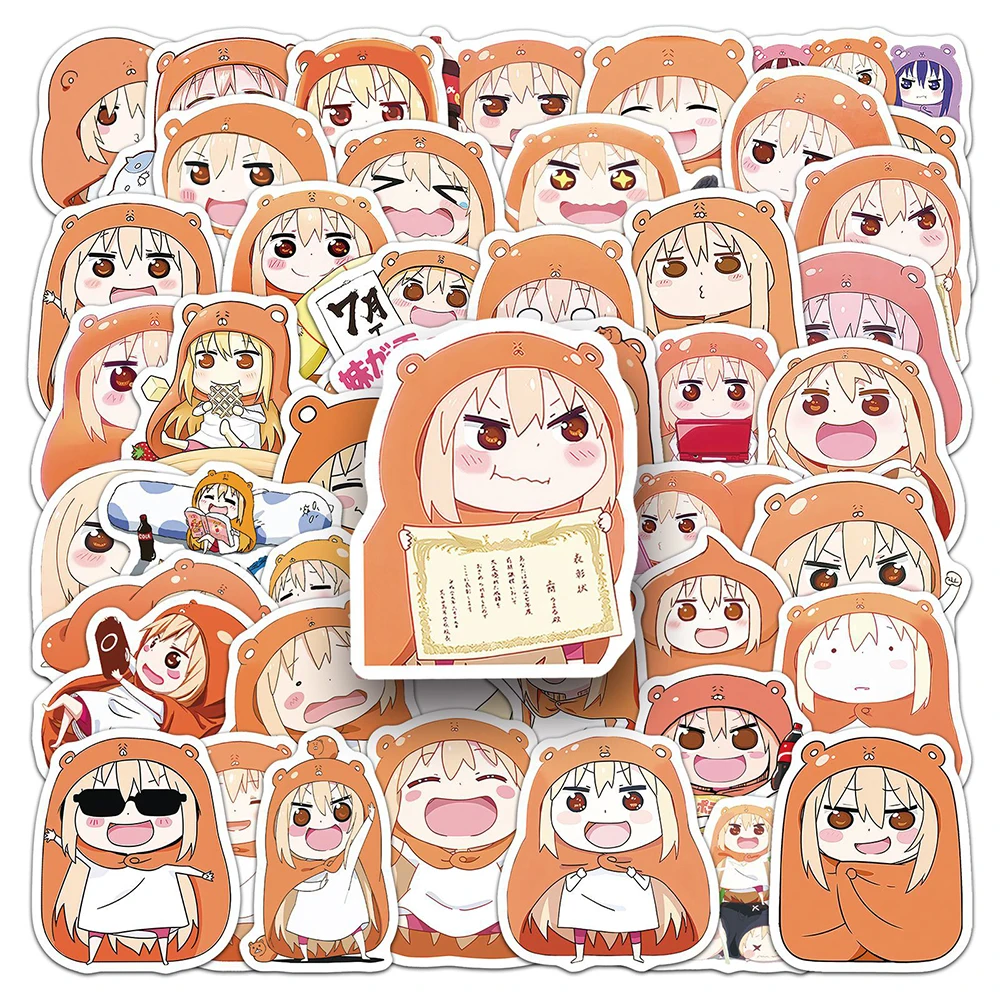 10/30/50pcs Funny Anime Himouto! Umaru-chan Stickers Cartoon Sticker DIY Notebook Suitcase Laptop Cute Waterproof Sticker Gifts