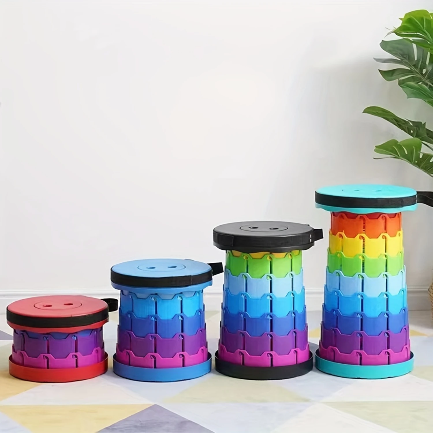 

Versatile Telescopic Stool - Lightweight, Portable & Adjustable, Ideal for Camping, Fishing &