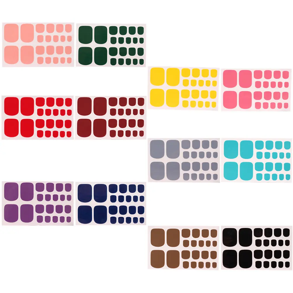 

12 Sheets Toe Nail Stickers Nail Art Decor for Women Premium Material Self Adhesive Design Charm Full Toe Coverage Manicure DIY