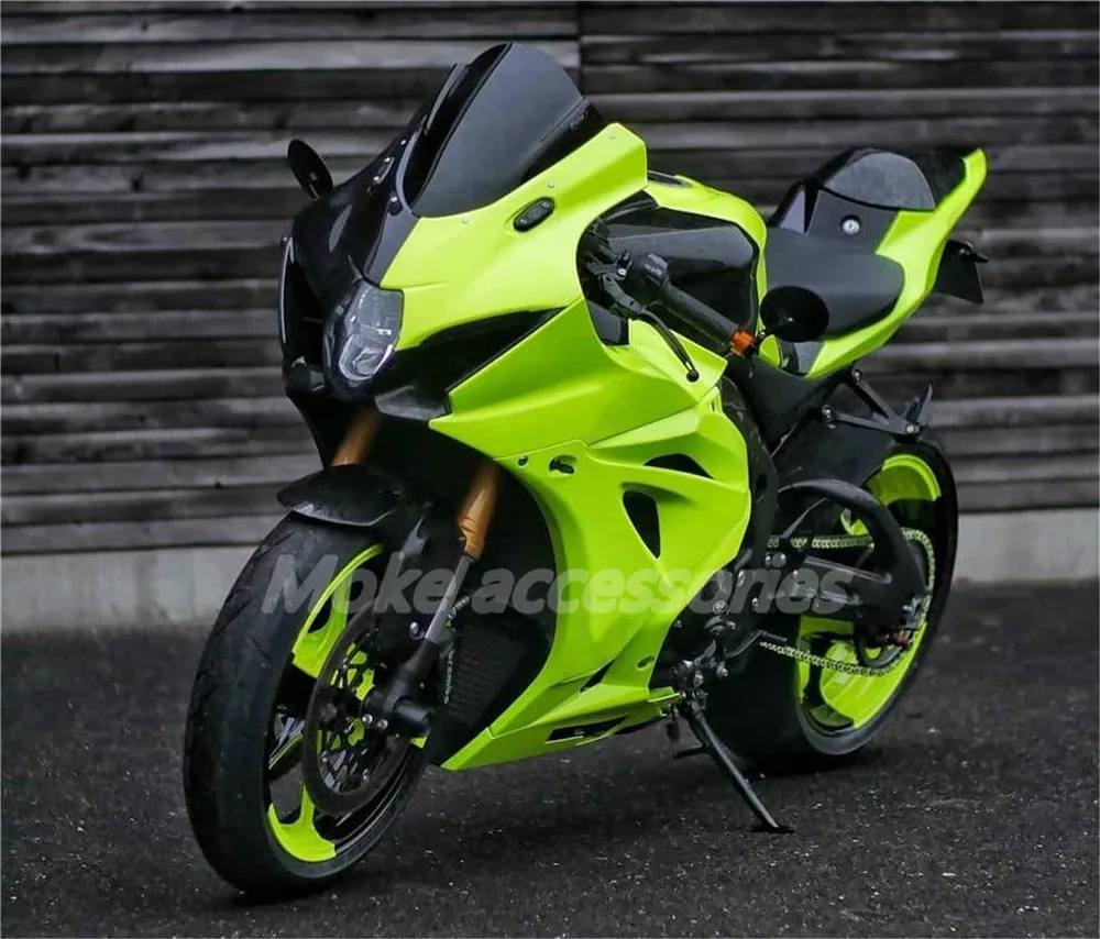 

Moke moto Motorcycle Fairings Kit Fit For Gsxr1000 2017 2018 2019 2020 2021 2022 2023 2024 Bodywork Set Black Neon Fluorescence