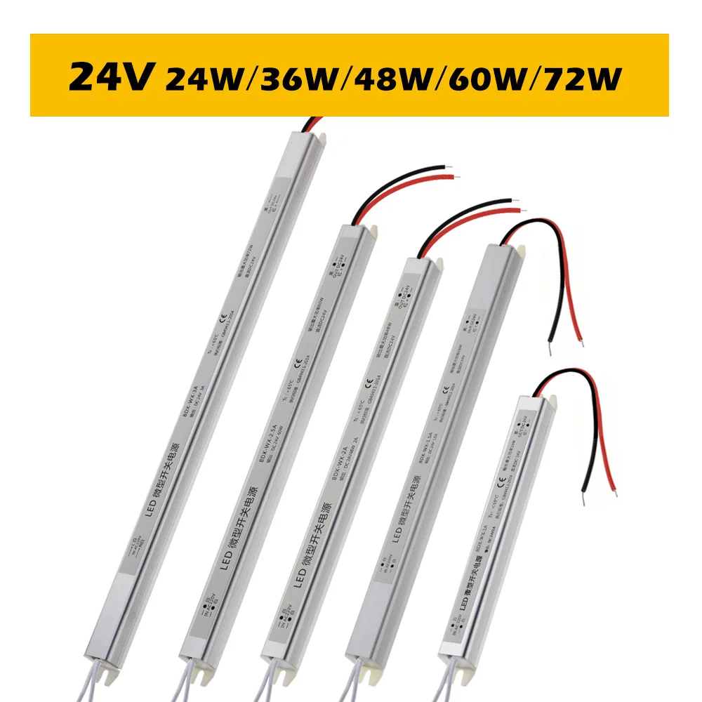 Alimentatore LED 18W 24W 36W 48W 60W 240V trasformatore di illuminazione 1.5A 2A 3A 5A adattatore Driver