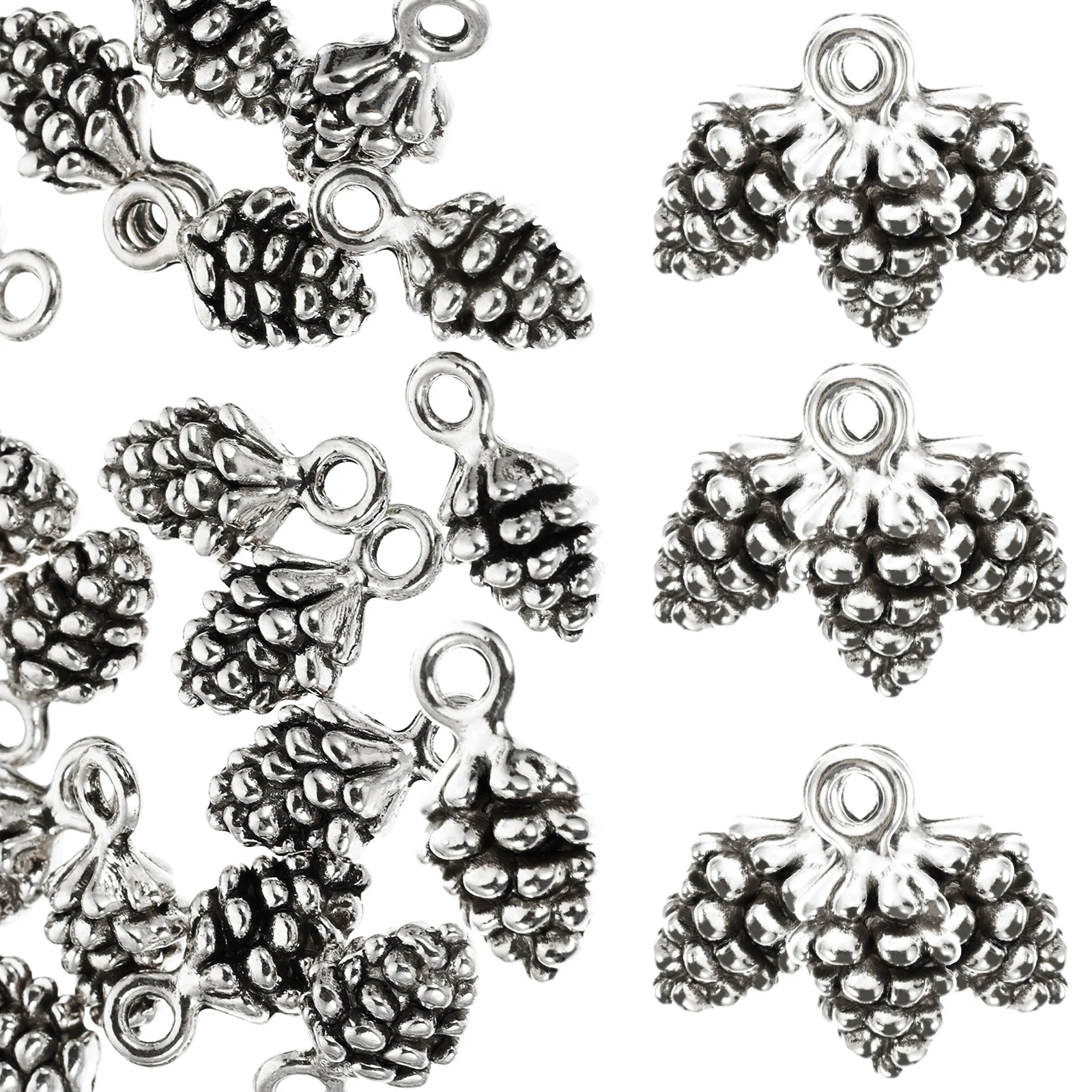 

60pcs Jewelry Making Pendant Pendants Accessories Alloy Jewelry Charms Necklace Making Pendants Diy Crafts Decorative