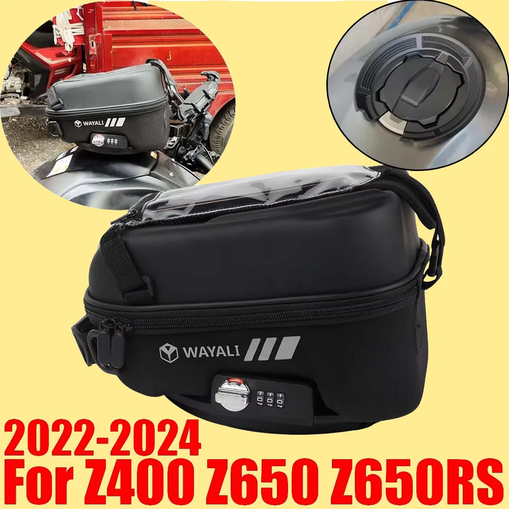 

For Kawasaki Z400 Z650 Z650RS ER400 ER650 Z 650 RS Z 650RS Z 400 Accessories Tank Bag Luggage Storage Bags Backpack Tanklock