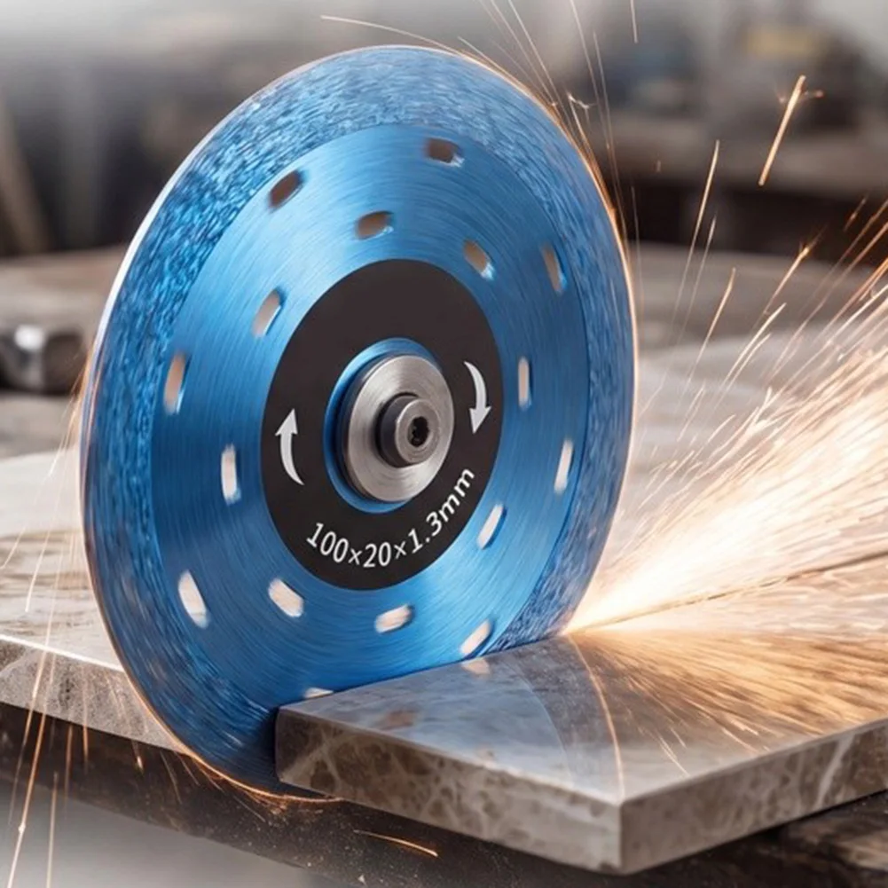 Multifunctional Cutting Disc Kit 1.3mm Ultra-Thin Diamond Cutting Disc Wrench Flange For Tile & Stone Cutting Saw Blade
