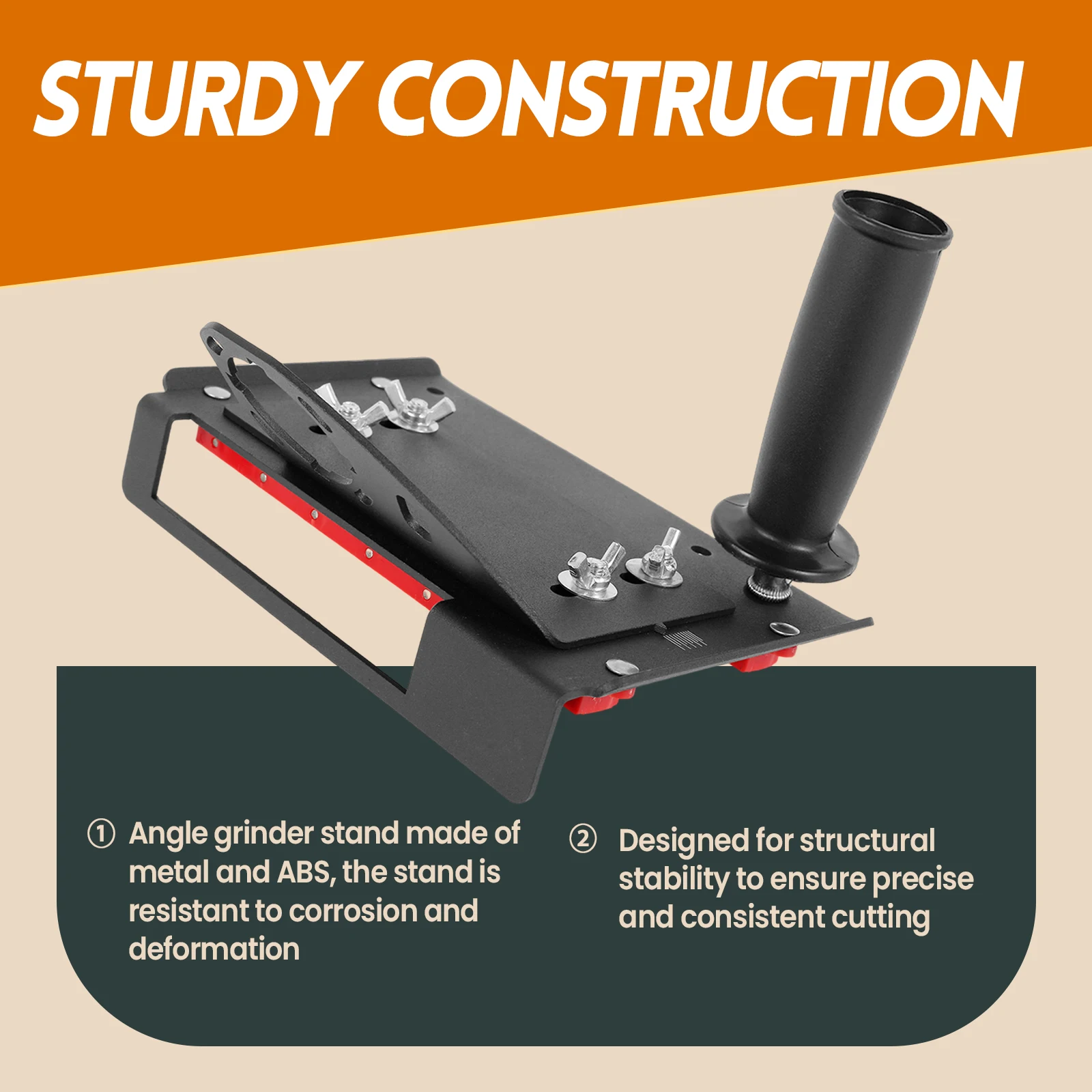 Angle Grinder 45° Tile Chamfer Stand Adjustable 100 Type Angle Grinder Attachment Cutting Blade Ceramic Stone Cutting Bracket