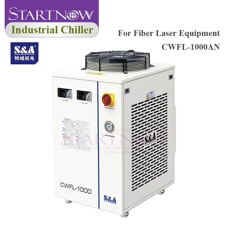 

Startnow S&A CWFL Series Industrial Water Chillers Dual Temperature Control Systerm CWFL-1000BN 1000AN for Fiber Laser Machine