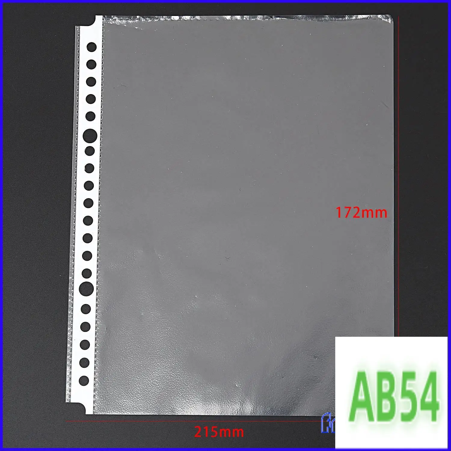 

SB-Pack Of 200 A5 Clear Punched Pockets - Plastic Poly Folders