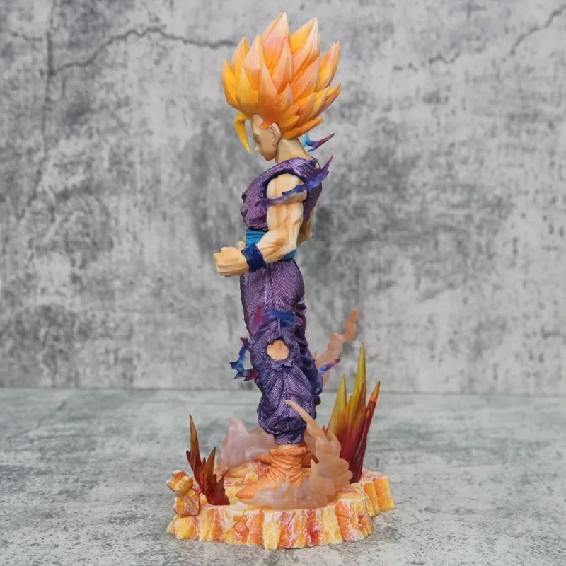 Figura de acción de Dragon Ball Z, Super Gohan Saiyan, Son Gohan, modelo de colección de Pvc, juguete, regalos de Anime, 26cm