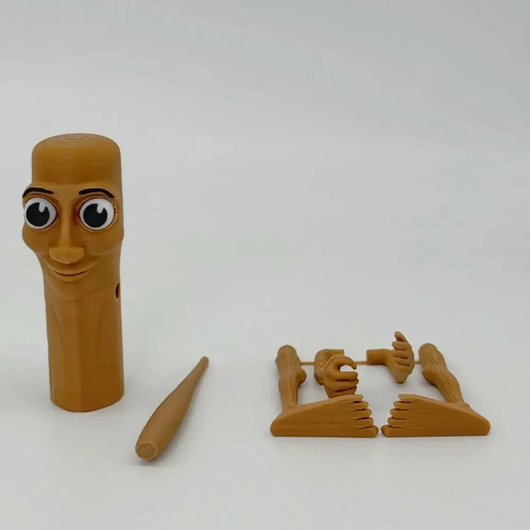 Patung Hiu Figur Tungtungsahur Boneka Lucu Figur Tralalero Tralala Mainan Cetak 3D Artikulasi Bergerak Mainan Anak-anak untuk Anak Laki-laki