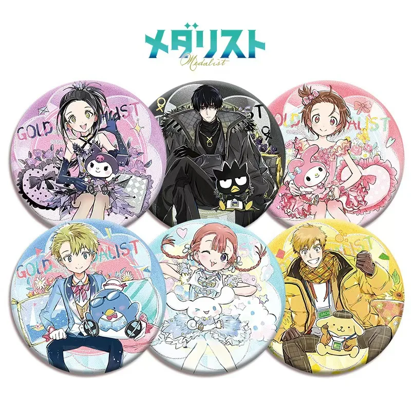 

58mm Anime Medalist Cosplay COSTUME Badge Pin SPTE Tinplate Brooch Prop