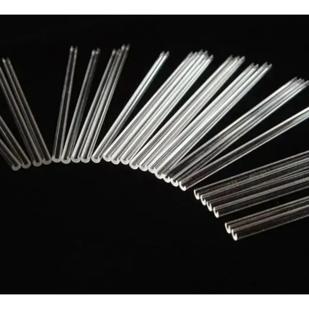 Quartz Glass Tube for Tube Furnace Transparent High Temp High Pressure Corrosion Resistant for Scientific Research