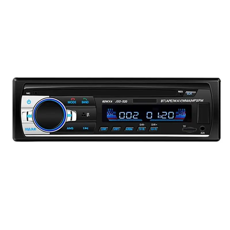 

Новый автомобильный MP3-плеер 12В с Bluetooth, USB/TF портами, встраиваемый в приборную панель, автомобильная электроника, радио