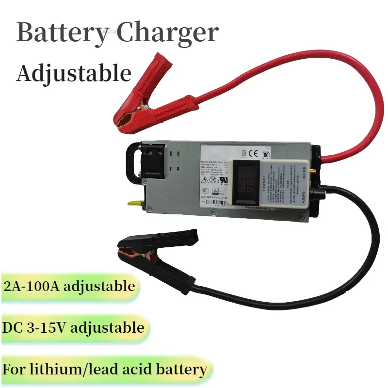 Тройное зарядное устройство постоянного тока 12,6 В 14,6 В, 100 А, 115 А, источник питания для автомобильного программирования, источник питания регулировки звука, высокая мощность, зарядка на автофургоне