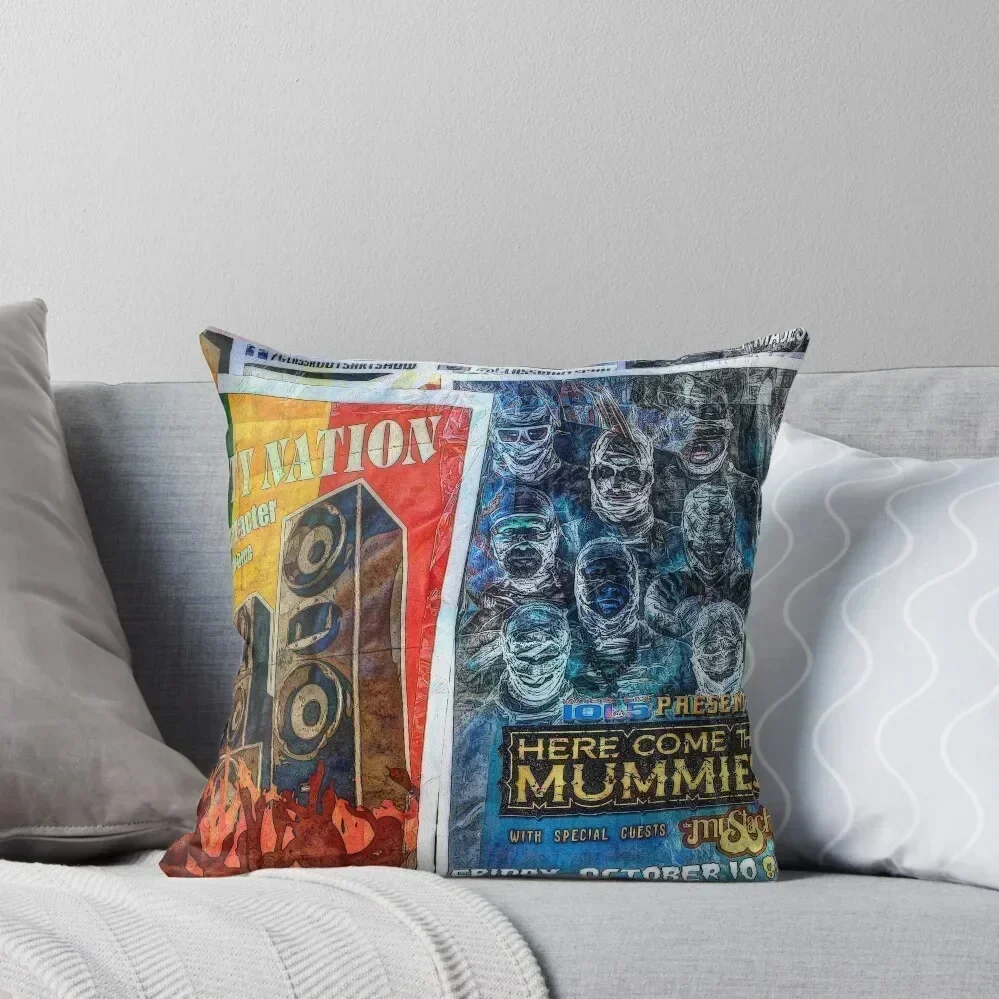 

Here Come the Mummies Throw Pillow Pillow Cover Cushions For Sofa Room decorating items pillow