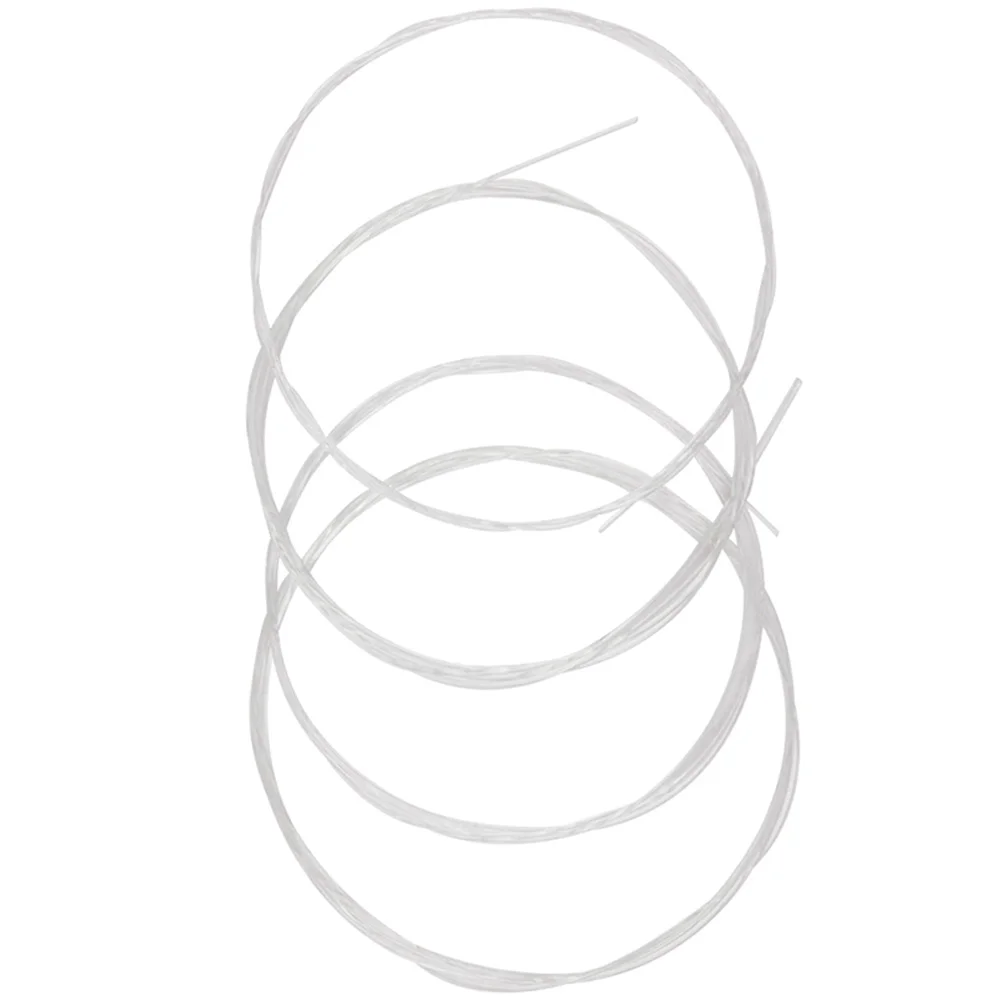 

4Pcs Ukulele Strings Durable Nylon Material Clear Bright Sound Perfect for Ukulele Lovers Nylon Strings Music Wire