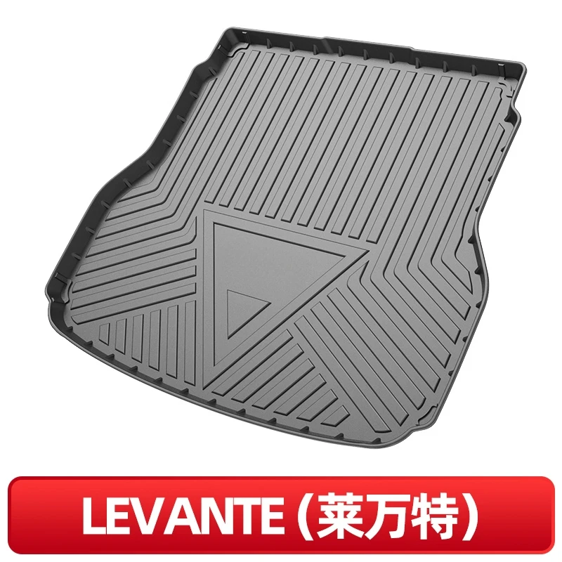 New Design Rear Trunk Mat for Maserati Levante 2016-2023 Custom TPE 3D All Weather Luxury Trunk Mat
