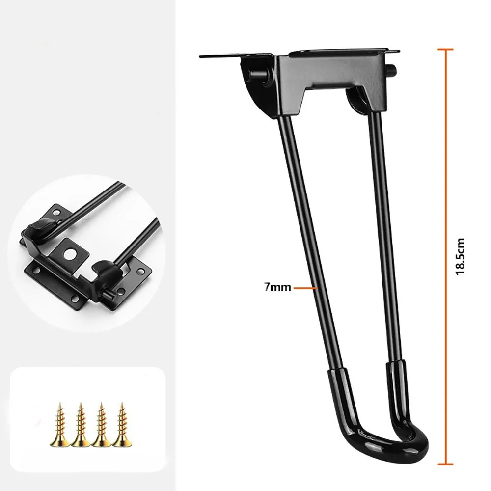 Stainless Steel Foldable Table Legs Enhance Stability Anti-slip Folding Furniture Stand Scratch-proof Load Bearing