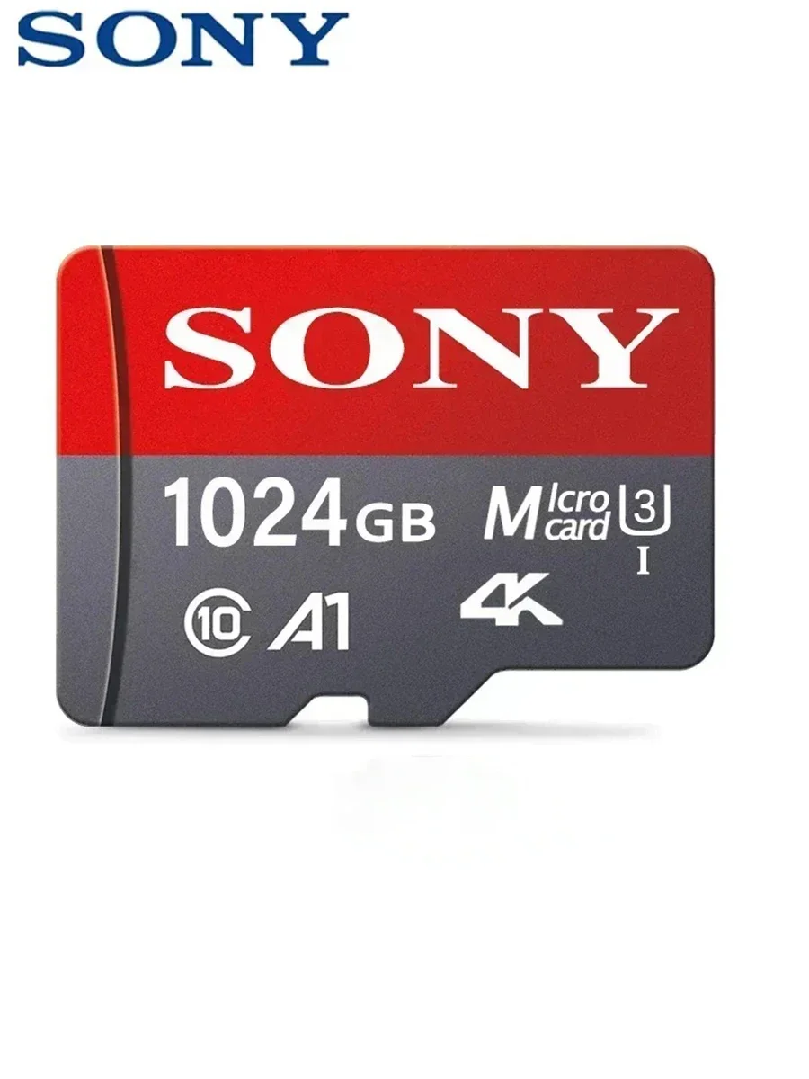 SONY-Cartão de Memória Flash para o Telefone, Cartão Micro SD, Cartão Micro SD, Cartão TF, 32 GB, 64 GB, 128 GB, 256GB, 512GB, Dropshipping