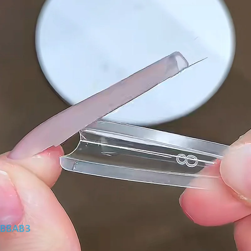 【B】Sandwich Dual Nail Forms 240pcs 15size Extensions-Dual Forms Doodskist Amandel Nagel Forms Top Mold Bottom Mold