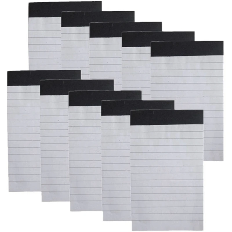 10 Pcs Handwriting Line Notebook Mini Pocket Notebook Refill A7 Memo Book Refill With 30 Sheets Lined Office Supplies