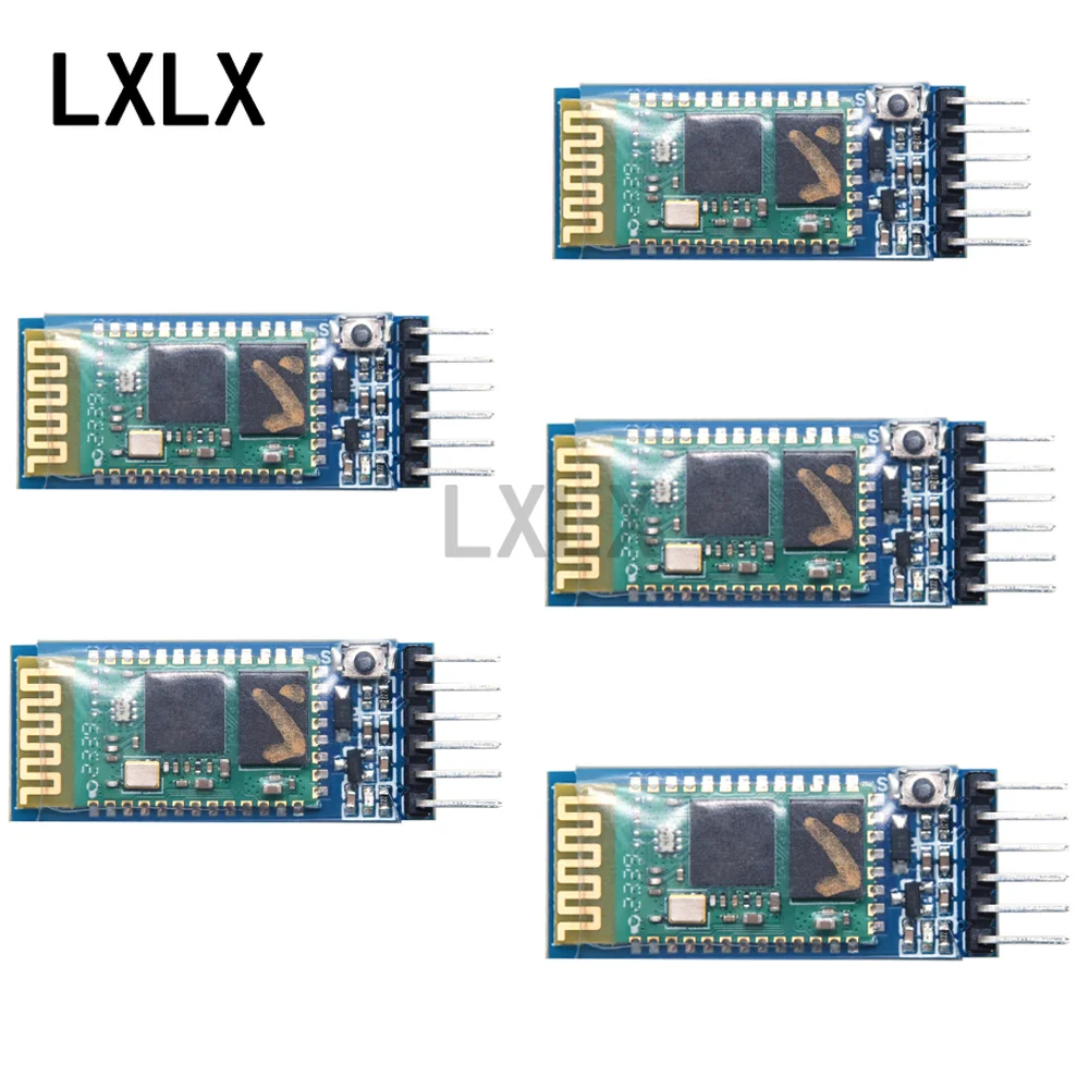 LXLX1  5pcs Compatible HC-05/ HC-06 Bluetooth Modules Bluetooth Master-Slave Module Serial Communication