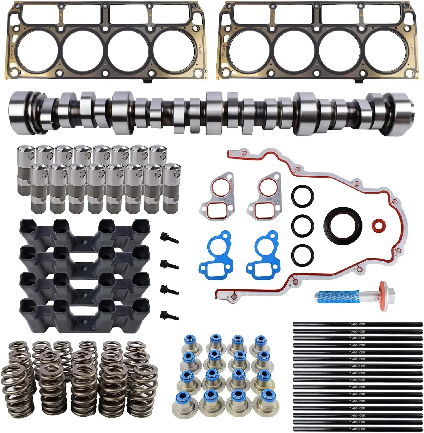 

Truck Norris Cam Camshaft Kit Fit For GM Chevy Gen 3/4 LS LS1 4.8L 5.3L Vortec (Include Camshaft, Lifters W/Trays, Springs)..