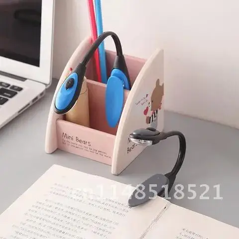 New Convenient Bright Flexible Clip-On LED Lamp Portable Travel Book Light Reading Lamp For Child Student Gifts Bedroom 1PC