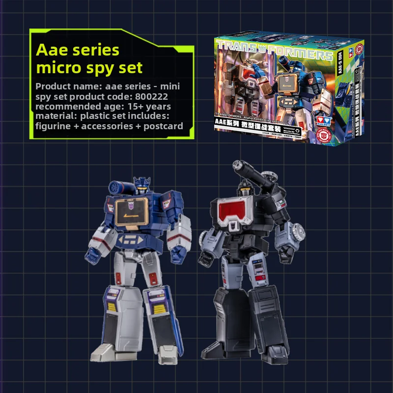 AULDEY Transformers AAE Series Optimus Prime Red Spider Mecha Model Ultra Magnus Ironhide Shockwave Action Figure Gift Genuine image 3