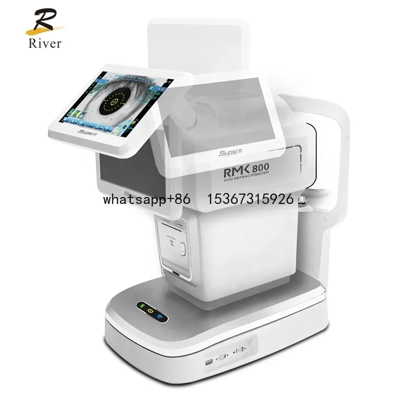 

China RMK-800 Eye Test Machine 3D Tracking Ophthalmic Optical Auto Refractometer Keratometer With Z Map