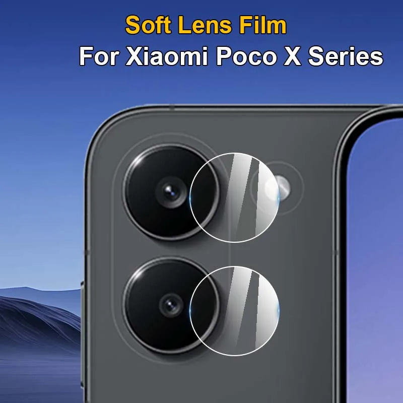 

Для Xiaomi Poco X8 X7 X6 X5 X4 X3 NFC GT Pro Max: ультратонкая защитная пленка для задней камеры из мягкого волокна (не закаленное стекло)