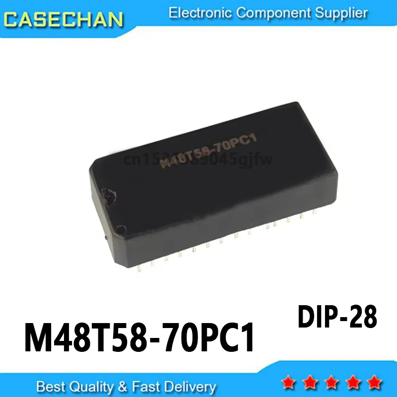 

10PCS new and original M48T58-70PC1 DIP-28