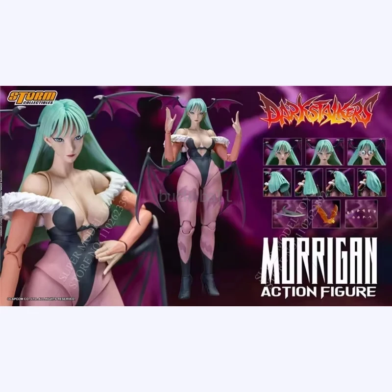 Storm Toys Vampire Figure Morrigan Aensland Anime Figure Stand Action Figurine Statue Models Doll Ornament Room Collection Toys