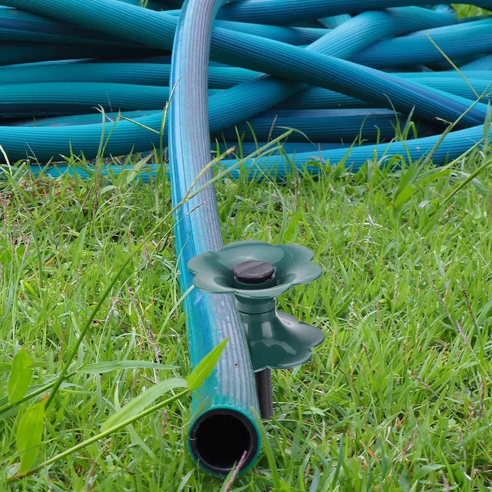 

Комплект из 4 прочных пластиковых колышков-фиксаторов для шланга, подставка-органайзер для садового шланга, для теплиц