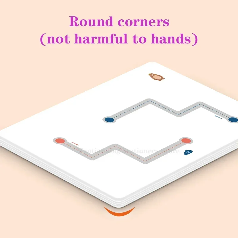 Children's Magic Practice Book Magic Tracking Manual Montessori Pen Control Training Card Reusable Tracking Education Book