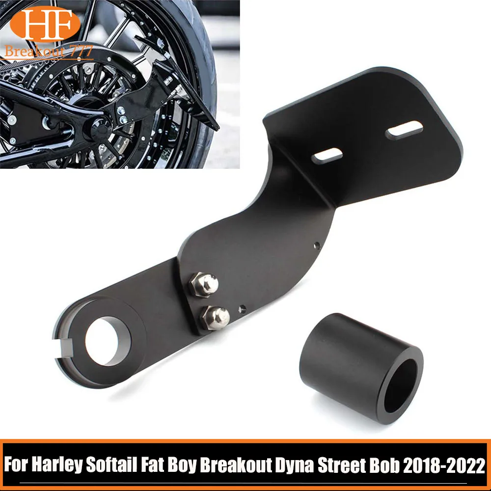 For Harley Softail Fat Boy Breakout Dyna Street Bob 2018-2022 Motorcycle Rear Side Mount License Plate Holder Bracket ﻿