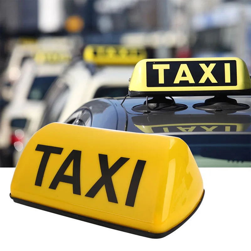 

stractive Taxi Roof Sign Magnetic Taxi Light Energy Efficient Waterproof Magnetic Taxi Cab Sign Lamp with Long Lifespan Quick