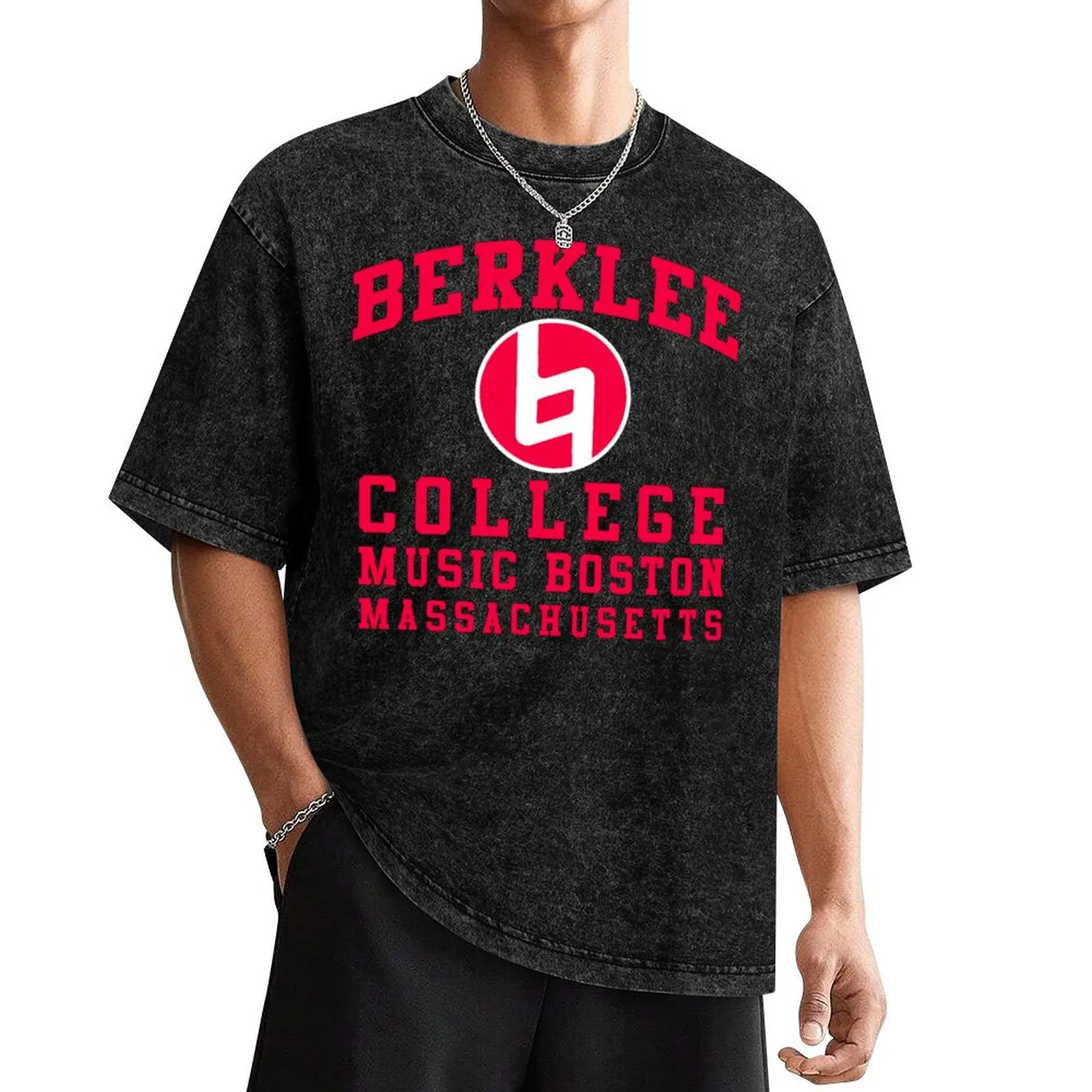

Berklee College of Music Boston Massachusetts T-Shirt anime clothes Clothing mens fashion