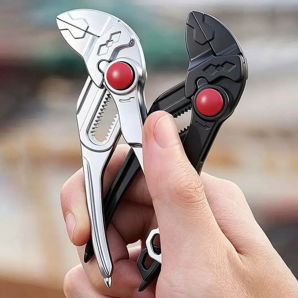 Chrome Vanadium Steel Clamp Wrench Industrial Grade Heavy Duty Water Pump Pliers Rust Prevention Adjustable Miniature Pliers