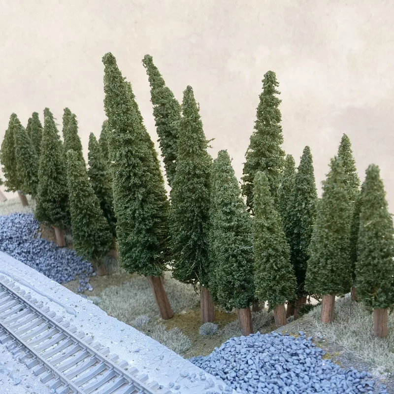 Mikro landschaft Fichte Modell Kiefer Berg Landschaft Modell Weihnachts baum g ho n Maßstab Modellbahn Eisenbahn Eisenbahn Layout